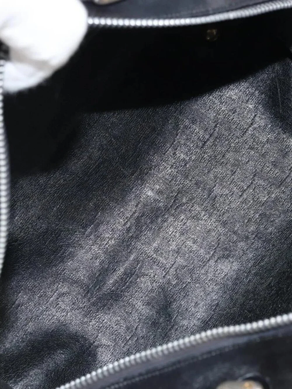 Christian Dior Trotter Canvas Hand Bag Navy Auth bs33053 - Picture 11 of 16